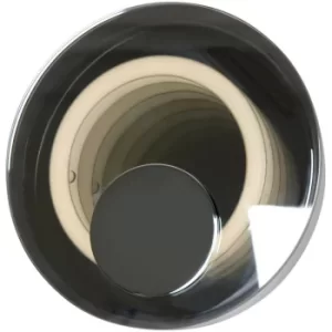 Image of Flush Wall Light Chrome G10Q Bulb