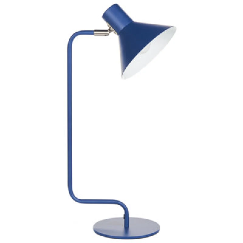 Image of Beliani Desk Lamp Rimava Adjustable Metal Blue