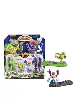 Image of Akedo Legends Of Akedo X Teenage Mutant Ninja Turtles - Donatello Vs Baxter Stockman