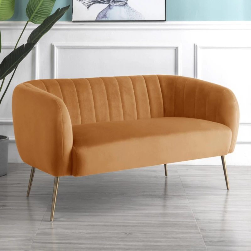 Image of Artemis Home Matilda 2 Seat Sofa in Orange Size: 2 Seater Orange Unisex 2 Seater