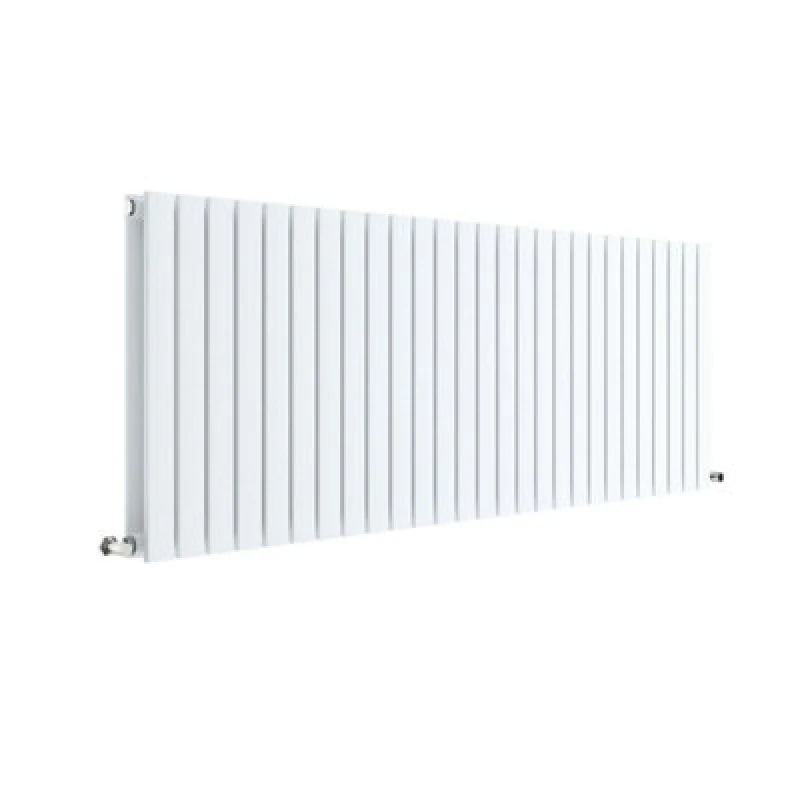 Image of Balterley Horizontal Double Panel Radiator 5589 BTU Satin White 600x 1572mm White