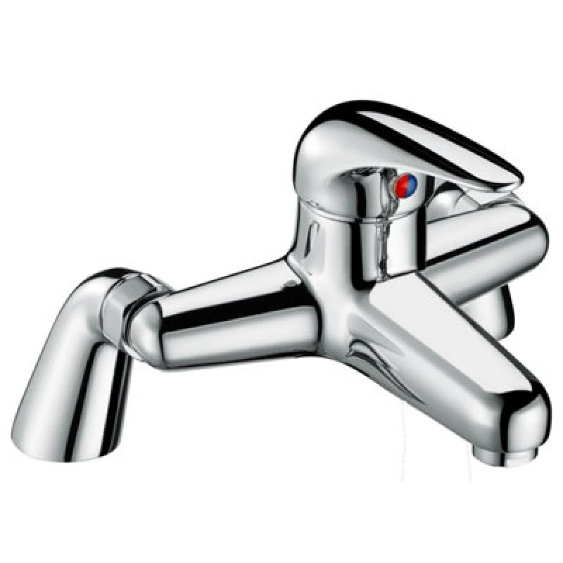 Image of Balterley Single Lever Deck Mounted Bath Filler Tap - Chrome Silver