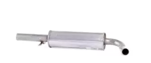 Image of WALKER Middle Silencer 21575 Middle Exhaust,Central Silencer VW,AUDI,SKODA,Golf IV Schragheck (1J1),Golf IV Variant (1J5),Bora Limousine (1J2)