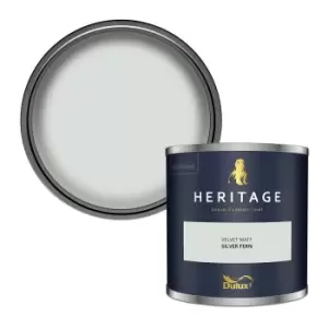 Image of Dulux Heritage Velvet Matt Silver Fern Matt Emulsion Paint 125ml