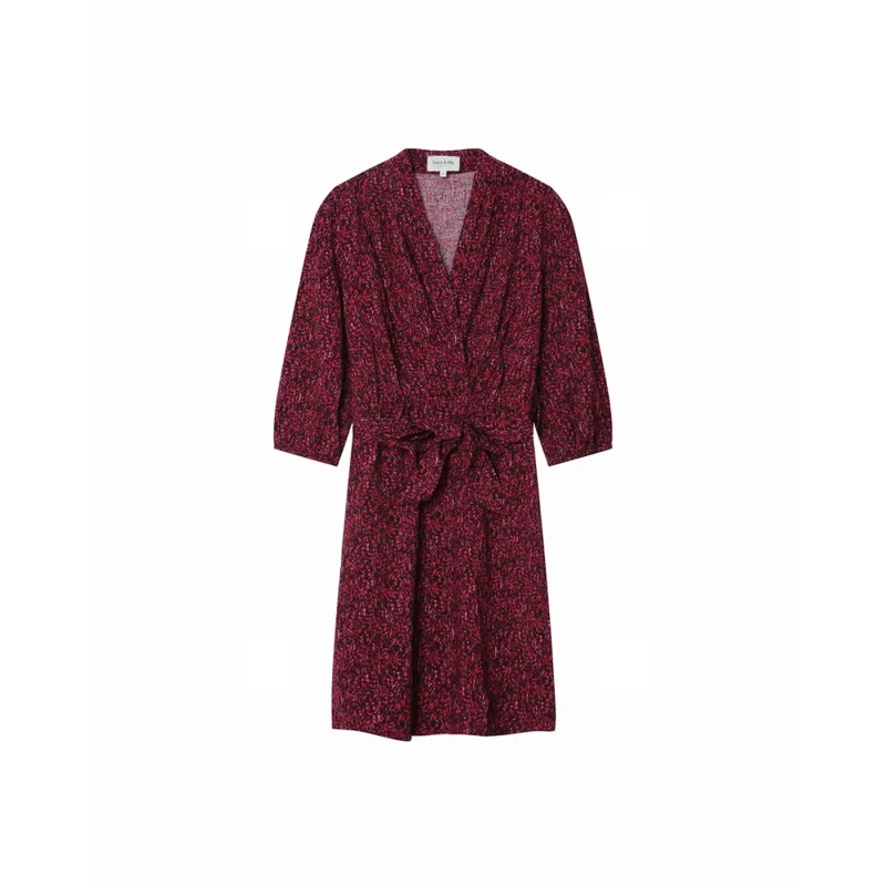 Image of Grace & Mila Womens dress Grace & Mila LAURELIA PIVOINE Rouge Female S