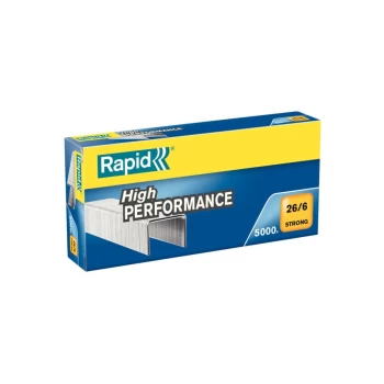 Image of Rapid Strong Staples 26/6 (5000) - Outer Carton of 5