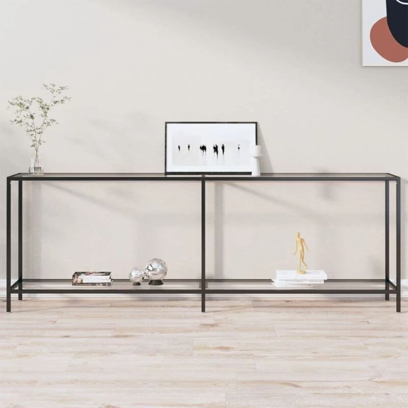 Image of VIDAXL Console Table Transparent 220x35x75.5cm Tempered Glass Vidaxl 8720286463079