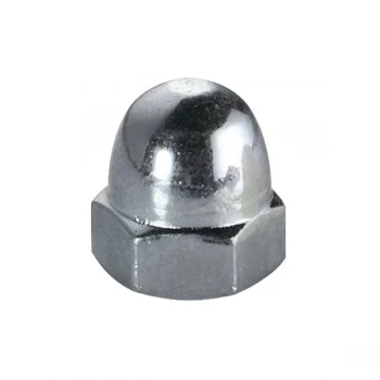 Image of Toolcraft 194788 Domed Cap Nuts DIN 1587 Galvanized Steel M5 Pack ...