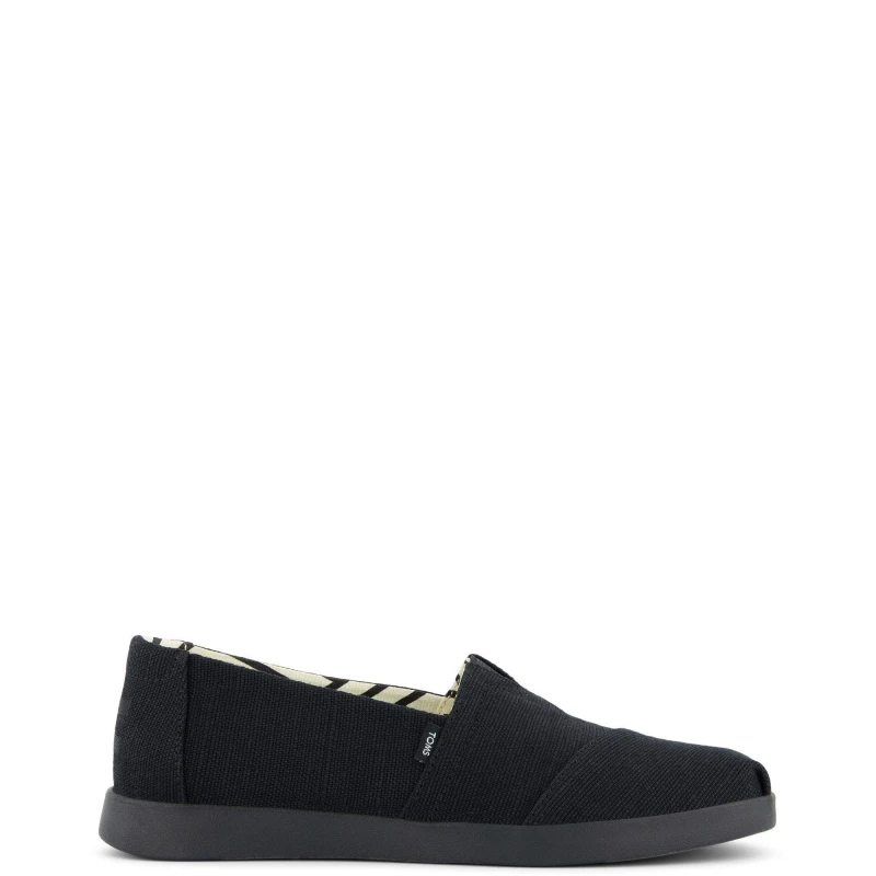 Image of TOMS Womens Alpargata Plus Shoe in Black Size: 8 Black Female 8