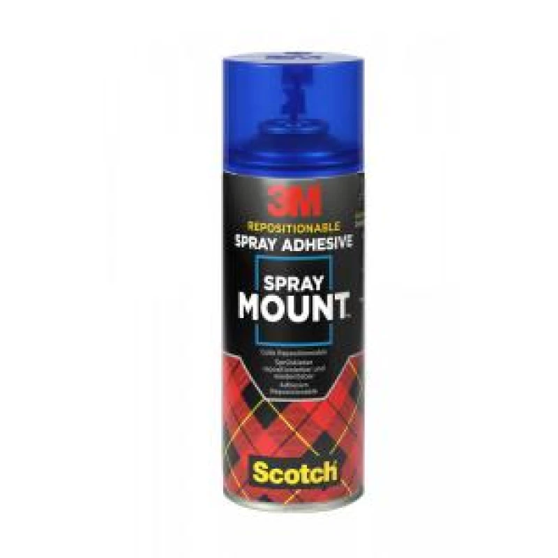 Image of 3M Spray Mount Transparent Repositioning Adhesive Spray Can 400ml...