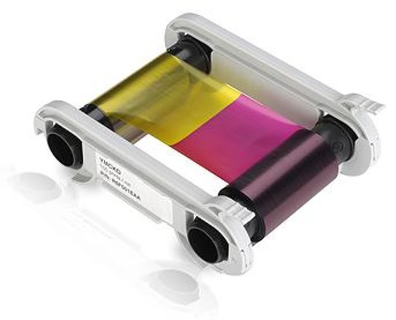 Image of Evolis R5H004NAA Thermal-transfer ribbon Bk.C.M.Y. Transparent half-fr