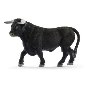 Image of SCHLEICH Farm World Black Bull Toy Figure