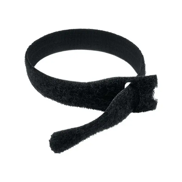 Image of Cables Direct 25-pack of 300mm x 17mm Velcro Cable Ties in Black