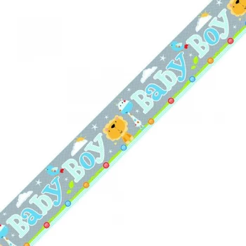 Image of Baby Boy Banner BlueGrey Pack of 6 6837-BBB-1