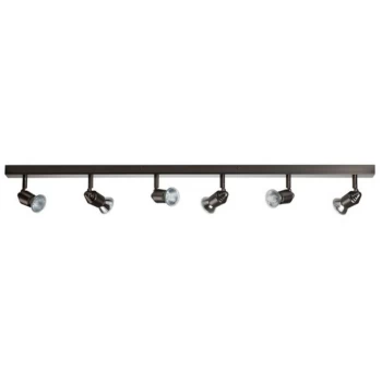 Image of Linea Verdace Lighting - Linea Verdace Bomba 6 Light Spotlight Bar Bronze