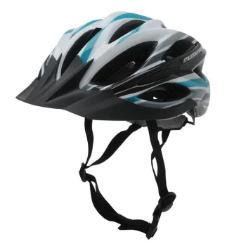 Image of Muddyfox Lithium Helmet Adults - White/Teal/Blck