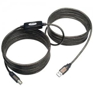 Image of Tripp Lite USB 2.0 AB Active Repeater Cable 25ft