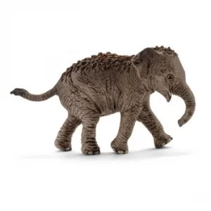 Image of Schleich Wild Life Asian Elephant Calf Toy Figure