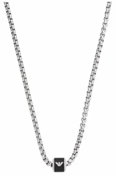 Image of Emporio Armani EGS2910040 Mens Stainless Steel Black Bead Jewellery