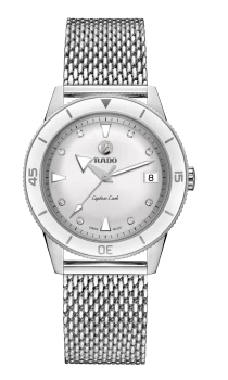 Image of Rado Captain Cook Automatic Diamonds Womens watch - Water-resistant 10 bar (100 m), Stainless steel, light