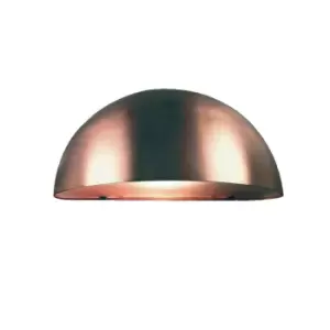 Image of Scorpius Outdoor Down Wall Lamp Copper, E14, IP33
