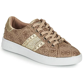 Image of Guess BEVLEE womens Shoes Trainers in Black,4,5,5.5,6.5,7.5,2.5