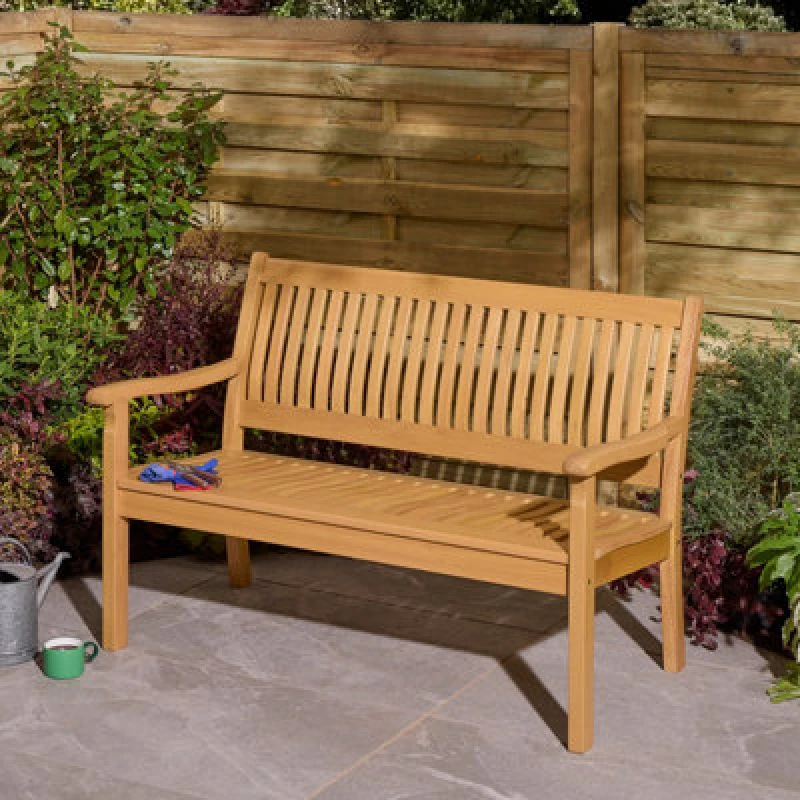 Image of Rowlinson Farnham 2 Seat Bench, Brown FARSTBEN12
