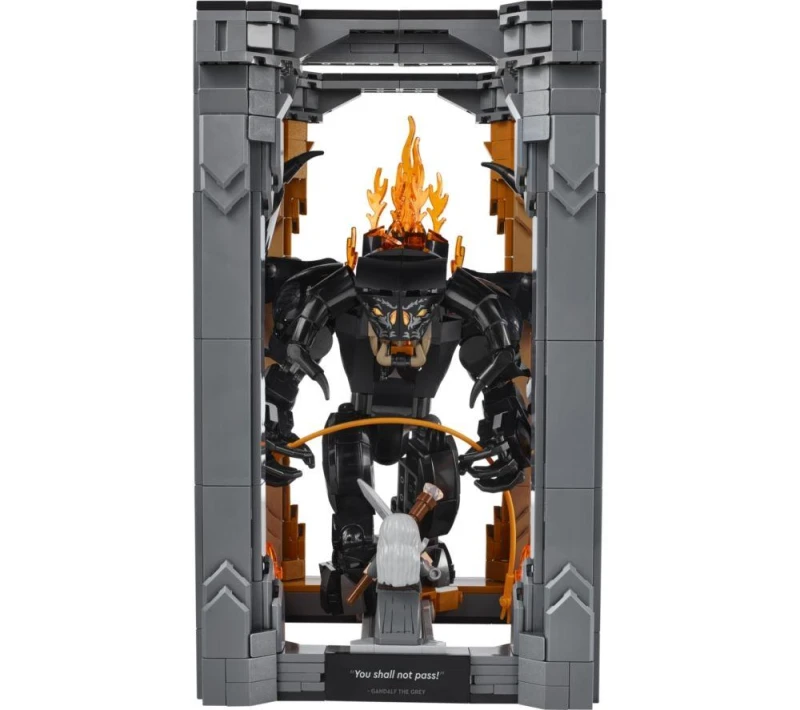 Image of LEGO Icons 10367 The Lord of the Rings: Balrog Book Nook Set for Adults 5702017815909