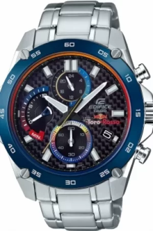 Image of Mens Casio Edifice Toro Rosso Special Edition Chronograph Watch EFR-557TR-1AER