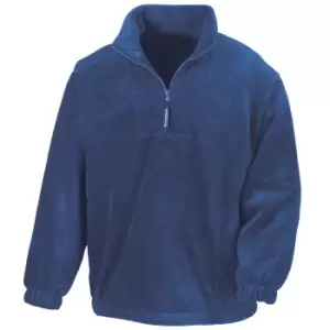 Image of Result Unlined Active 1/4 Zip Anti-Pilling Fleece Top (S) (Royal)