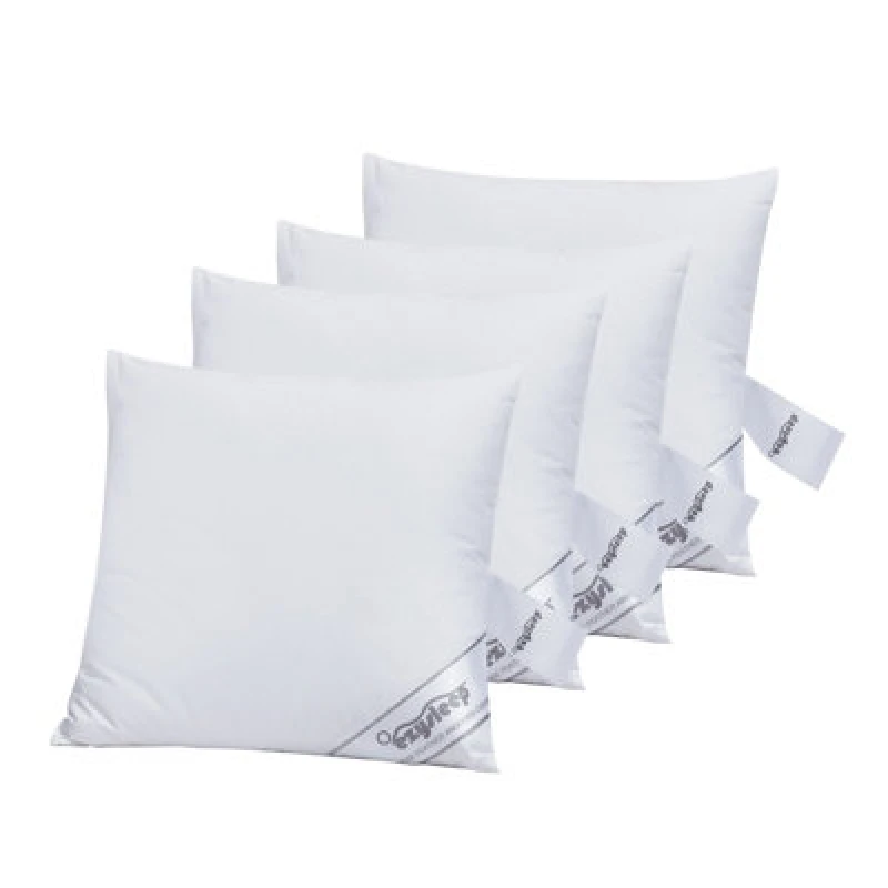 Image of Ezysleep Ezysleep X2 Goose Feather and Down Cushion Inner Pads in White Size: 45cm x 45cm White 45cm x 45cm Unisex 0721545366184