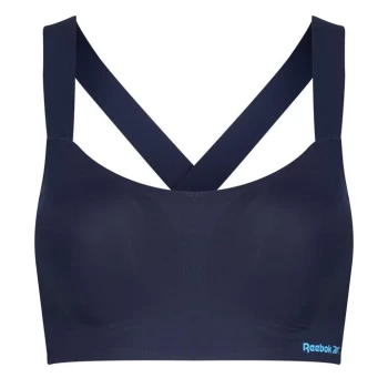 Image of Reebok Bonded Sports Bra Womens - Navy