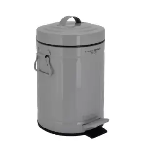 Image of Charles Bentley Retro 3L Mini Pedal Bin - Grey