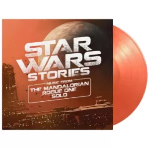 Image of Music On Vinyl - Star Wars Stories: Music From The Mandalorian, Rogue One & Solo 2LP Amber Vinyl