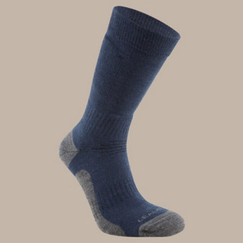 Image of Craghoppers Craghoppers 'Trek' Merino Wool-Blend Hiking Socks in Black Size: 6-8 Black 6-8 Unisex 5054904626267