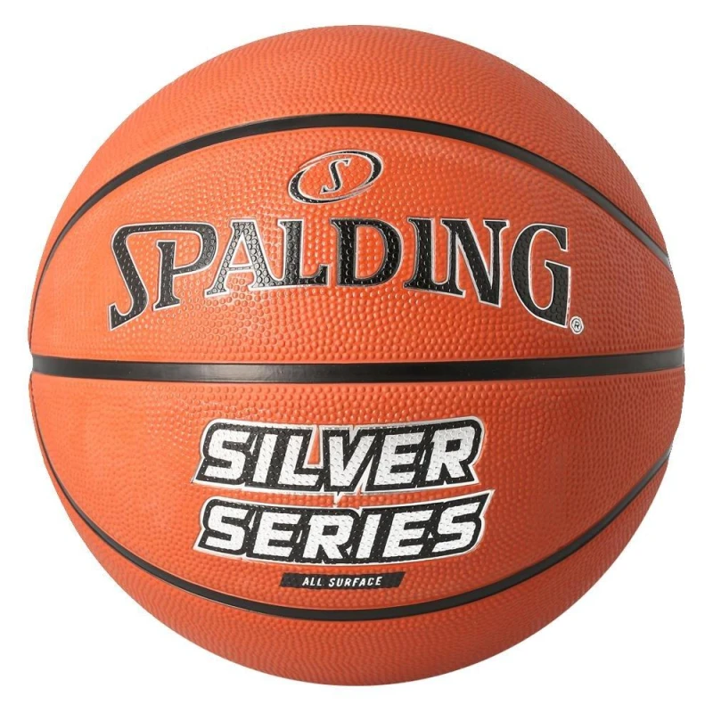 Image of Spalding Silver Basketballs Orange unisex size 6