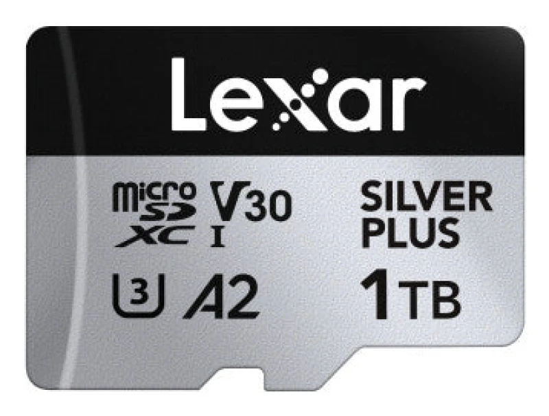 Image of Lexar Professional SILVER PLUS microSDXC UHS-I Card LMSSIPL001T-BNANG