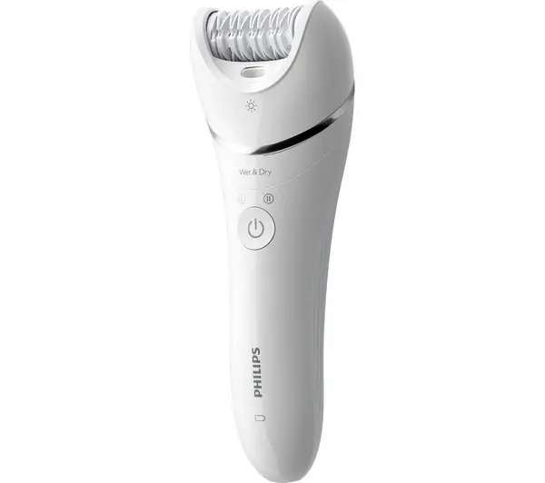 Image of PHILIPS Series 8000 BRE710/01 Wet & Dry Epilator - White 8720689010818
