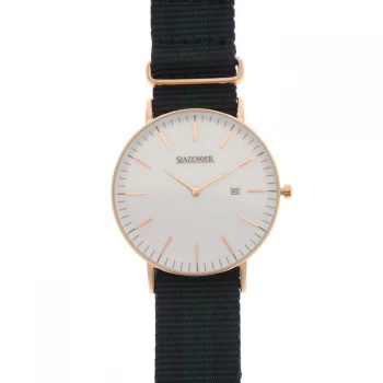 Image of Slazenger Retro 16 Watch Mens - Dark Blue/Green