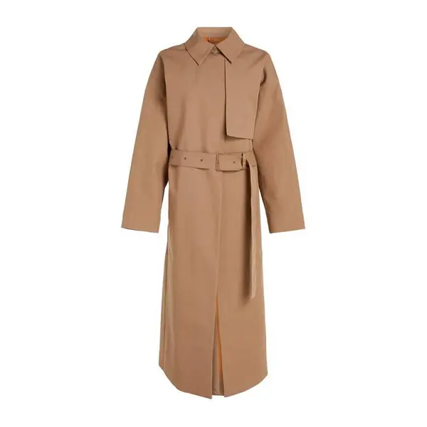 Image of Calvin Klein BONDED COTTON TRENCH COAT 8 (XS) Beige 66106104310