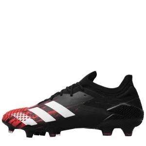 Image of adidas Predator Mutator 20.1 Football Boots Firm Ground - Black/White/Red