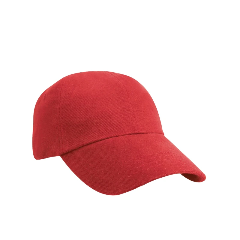 Image of Result Result Men Low Profile Cap in Red Red One Size Male 5063470683956