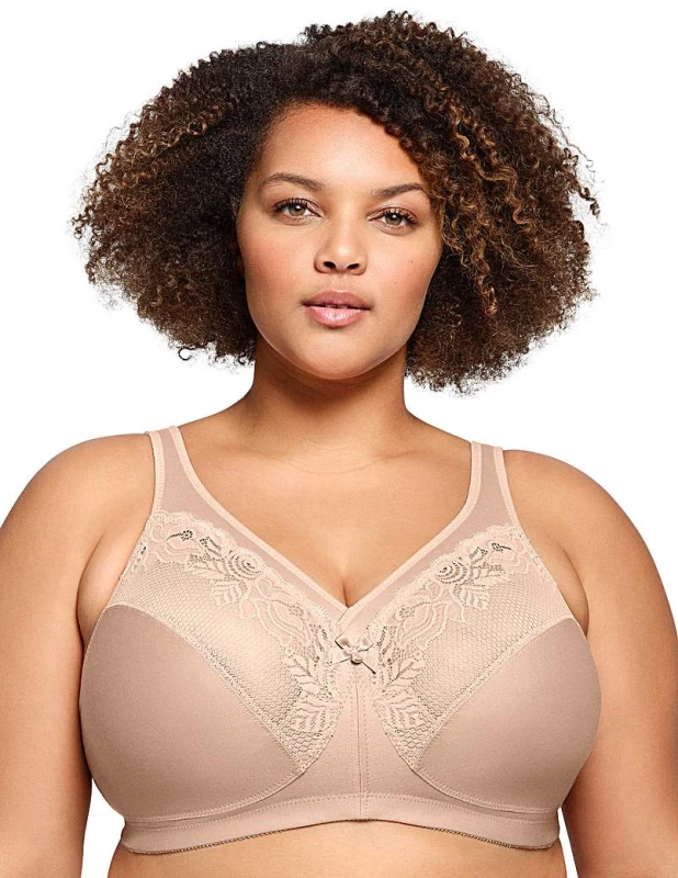 Image of Glamorise Glamorise 1003 Magic Lift Bra Cafe - Glamorise - Size: 50DD Cafe Female 50DD UU07920