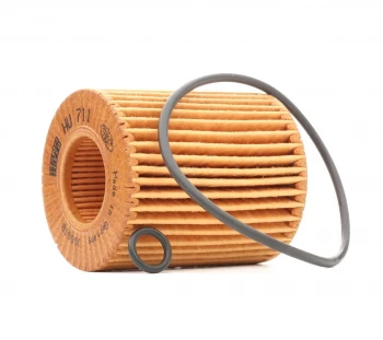 Image of MANN-FILTER Oil Filter FORD,MAZDA HU 711 x 1124160,1152049,1213177 1343102,1S7G6744AC,1S7J6744AC,1S7J6744BA,1S7Z6744AC,1S7Z6885AA,3S7Z6731A,3S7Z6731A