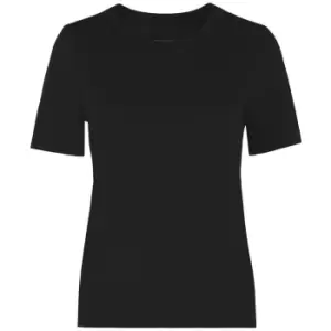 Image of Whistles Rosa Double Trim Tshirt - Black