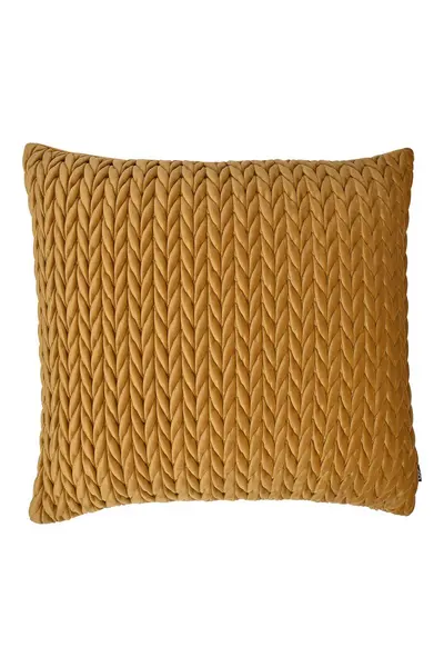 Image of Laurence Llewelyn-Bowen 'Amory' Luxe Velvet Filled Cushion Gold