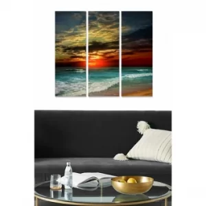 Image of MDF91986032 Multicolor Decorative MDF Painting (3 Pieces)