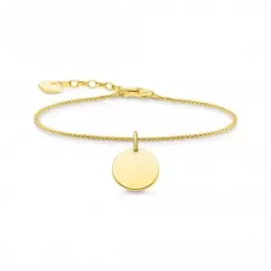 Image of Sterling Silver Gold Bracelet A1960-413-39-L19V