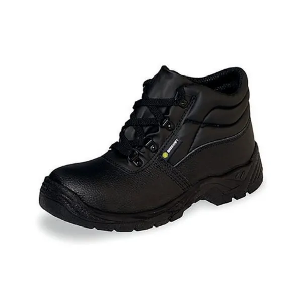 Image of Beeswift Beeswift Chukka Steel Toe Cap 4-D Ring Safety Boots 1 Pair Black 11 CF57BL11