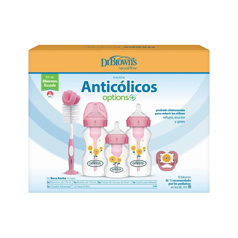 Image of Dr Brown - Options+ Anti-Colic Bottle Gift Set